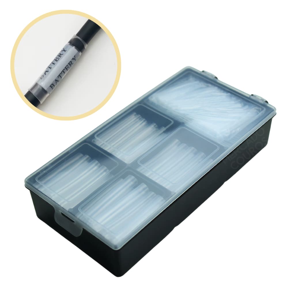 Kit Espaguete Tubo Isolante Emenda Fio Automotivo Termo Retrátil