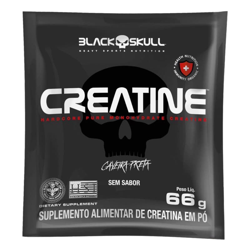 Creatina PURA 66g, 150g, 300g 500g - Black Skull