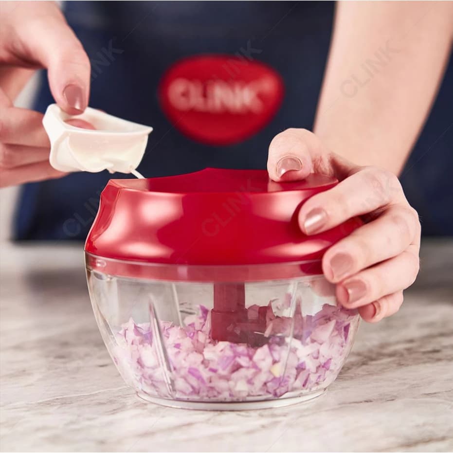 Processador de alimentos Mini Triturador  com 3 Laminas em Inox 480ML