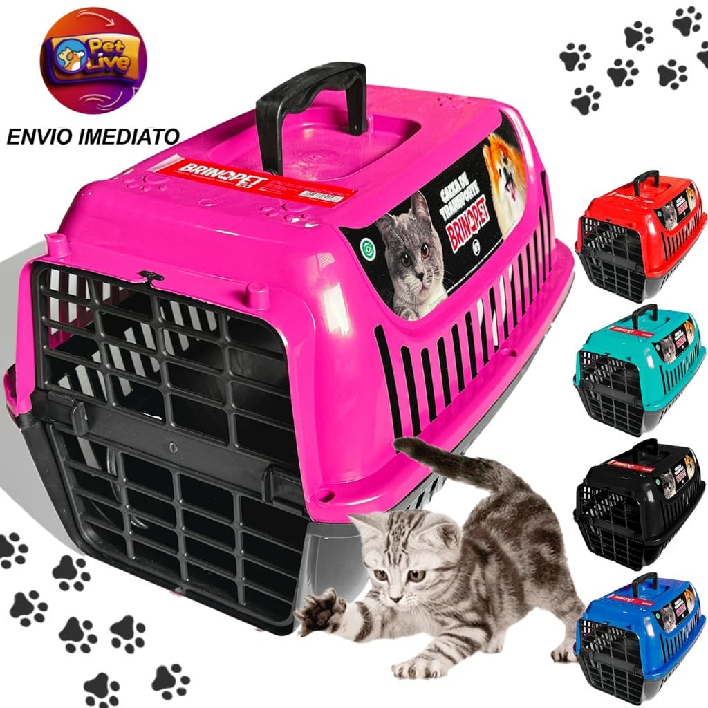 Caixa de Transporte Cão ou Gato Numero 2 - Caixa de Transporte Cachorro Casinha de Gato