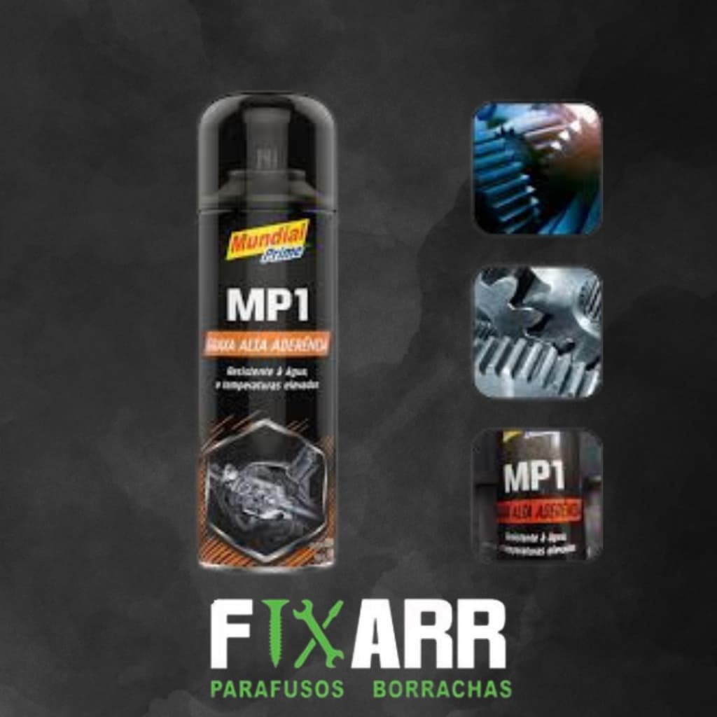 Graxa Alta Aderência MP1 em Spray 250 ml Mundial Prime