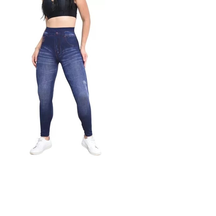 Calça Legging Jeans Modeladora -