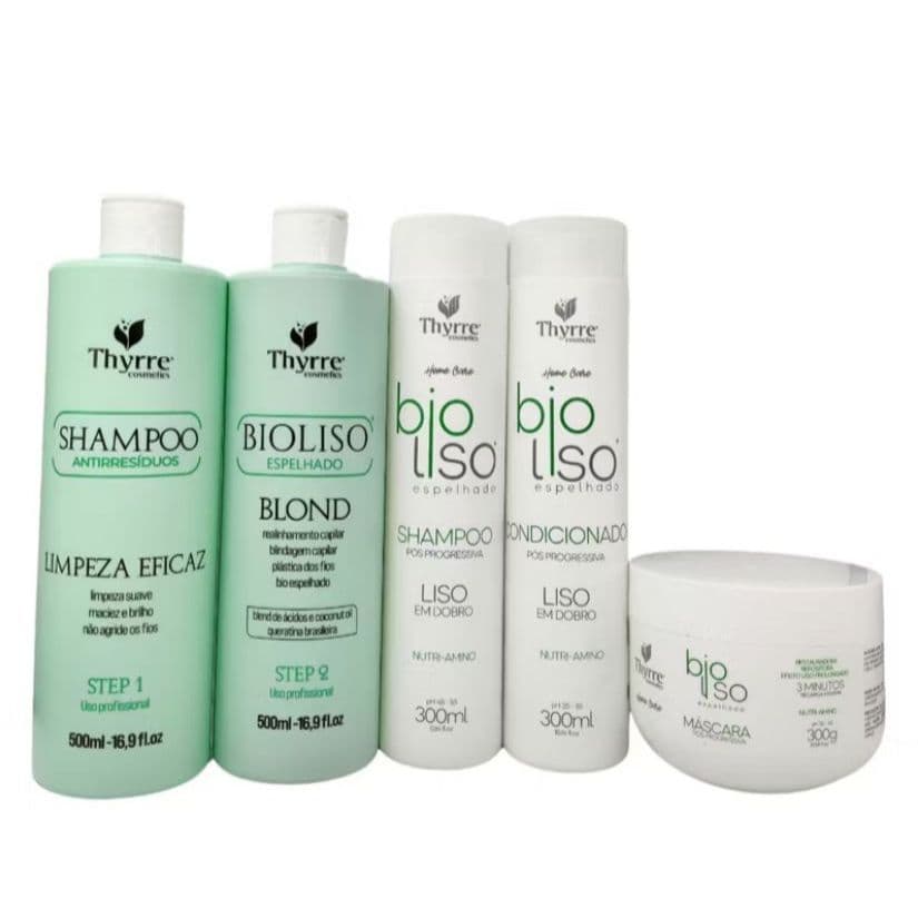 Kit Progressiva Thyrre 500ML + kit Home Care Pós Progressiva 300ml