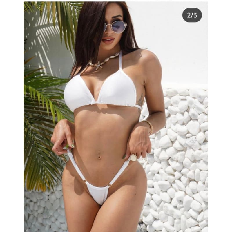 Promoção conjunto TRIO de biquíni e Saida de praia Praada shaine verão tedéncia moda