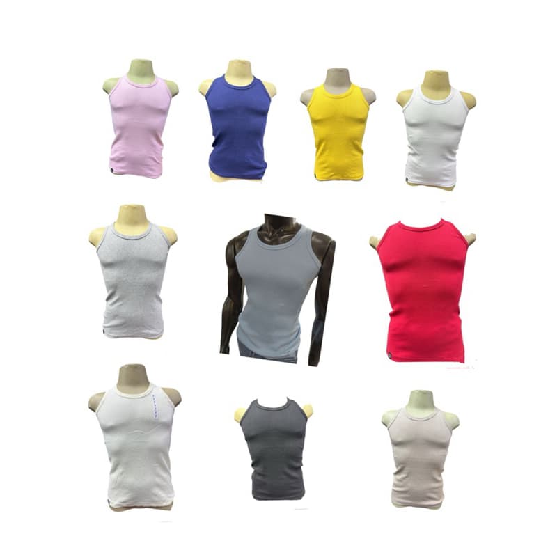 Kit 3 Regata masculino Canelada Americana Grossa Masculina Justa