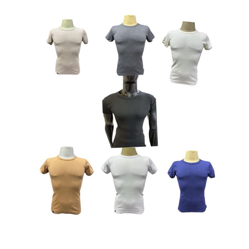 kit 3 Camisetas Camisas Masculina Canelada Americana Blusa Americana Masculina Camisa Slim Americana Justa Ao Corpo