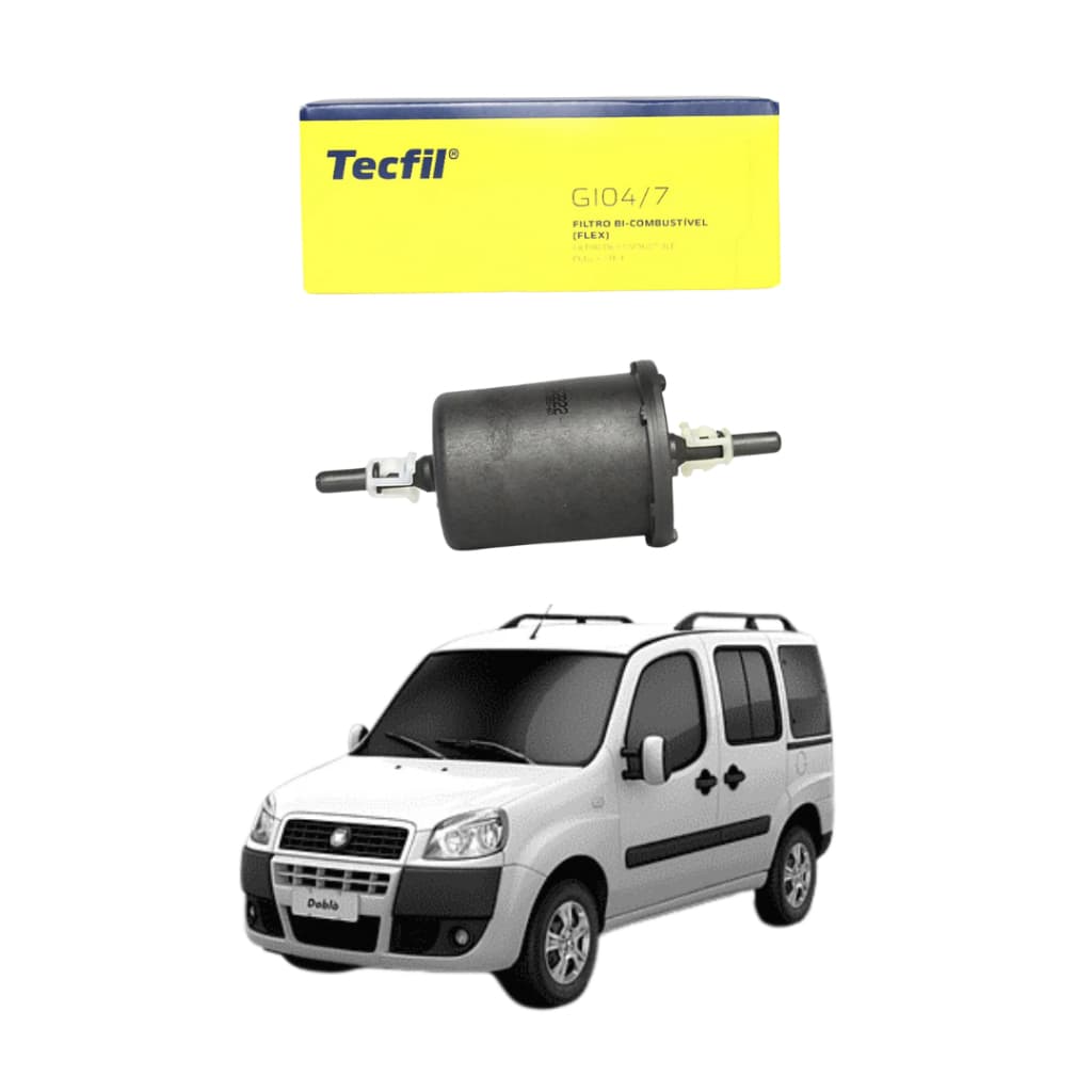 Filtro De Gasolina Fiat Doblo 2006 até 2015 Flex Original Tecfil Combustivel
