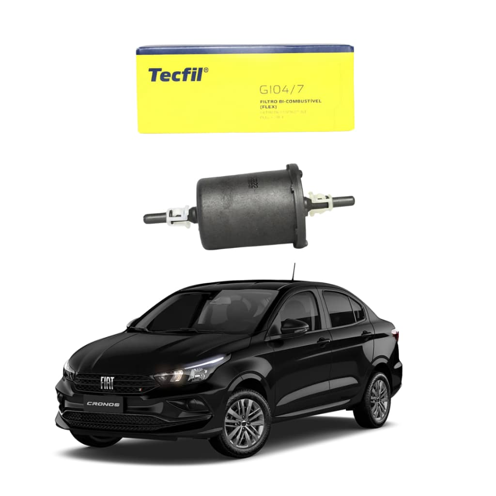 Filtro De Gasolina Fiat Cronos 2017 até 2022 Flex Original Tecfil Combustivel