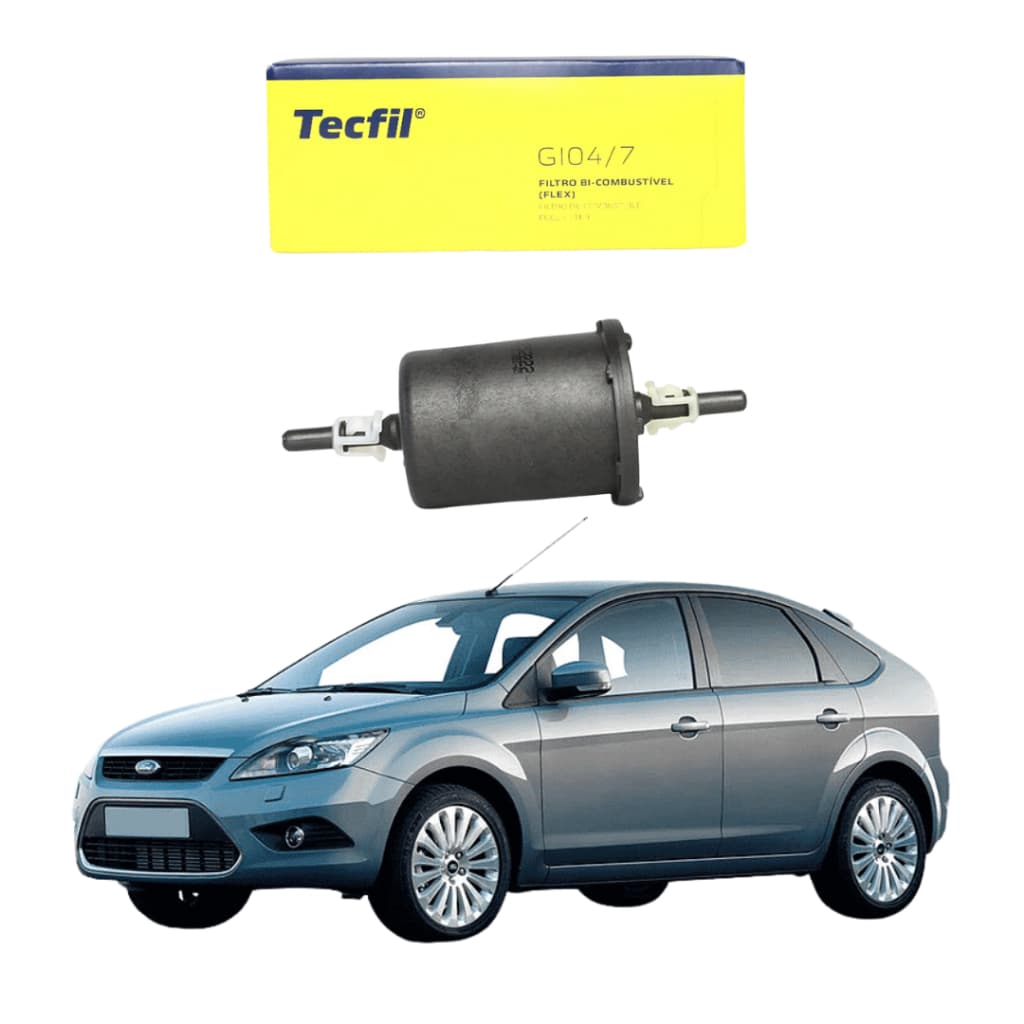 Filtro De Gasolina Ford Focus 2003 até 2009 Flex Original Tecfil Combustivel