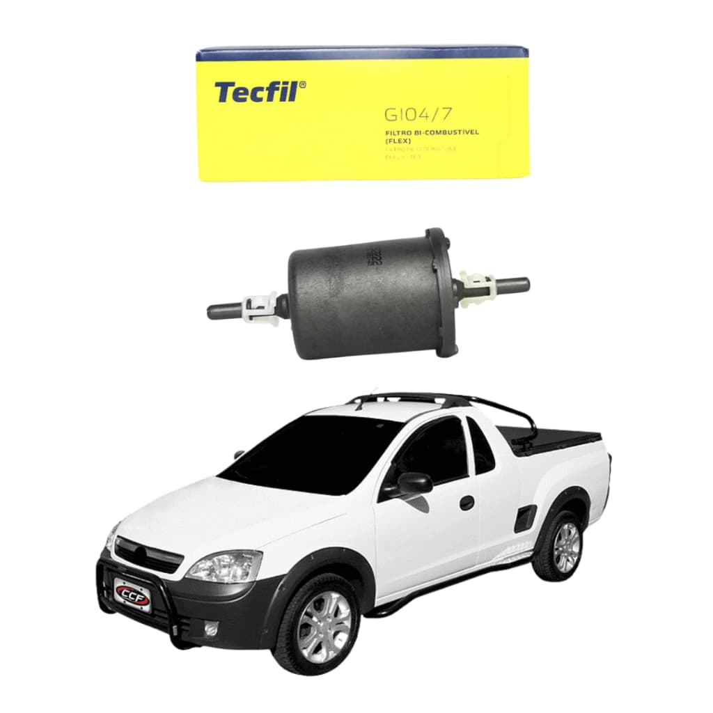 Filtro De Gasolina GM Chevrolet Montana 2003 até 2022 Flex Original Tecfil Combustivel