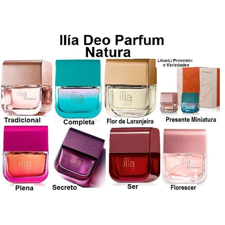 Ilia Deo Pafum 50ml da Natura, Varias Fragrancias.