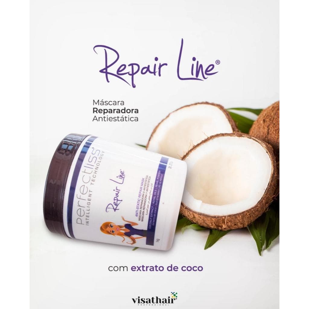 BTOX Capilar BTX S.O.S - Repair Line Antifrizz - Perfect Liss - Visat Hair - 1kg