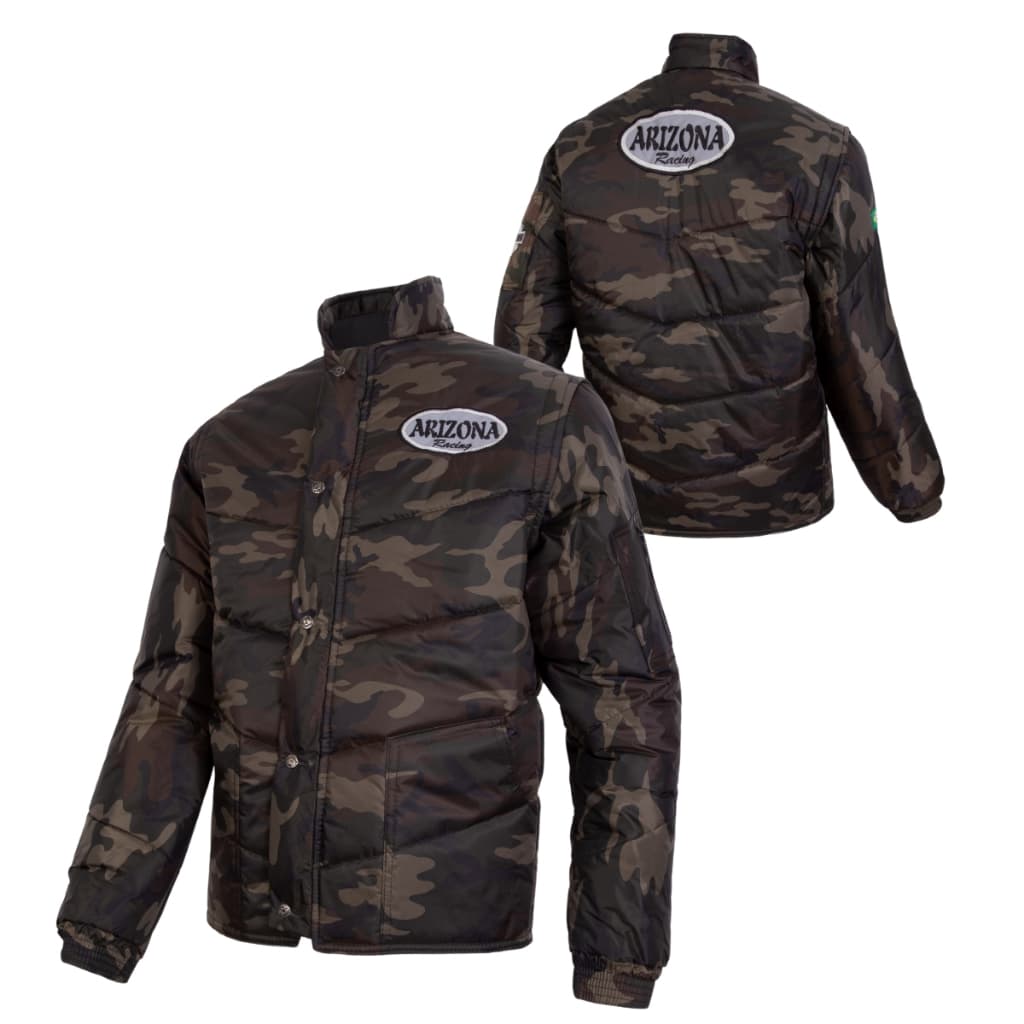 Jaqueta Masculina Moto Motoqueiro Motociclista Motoboy Original Arizona Camuflada Verde