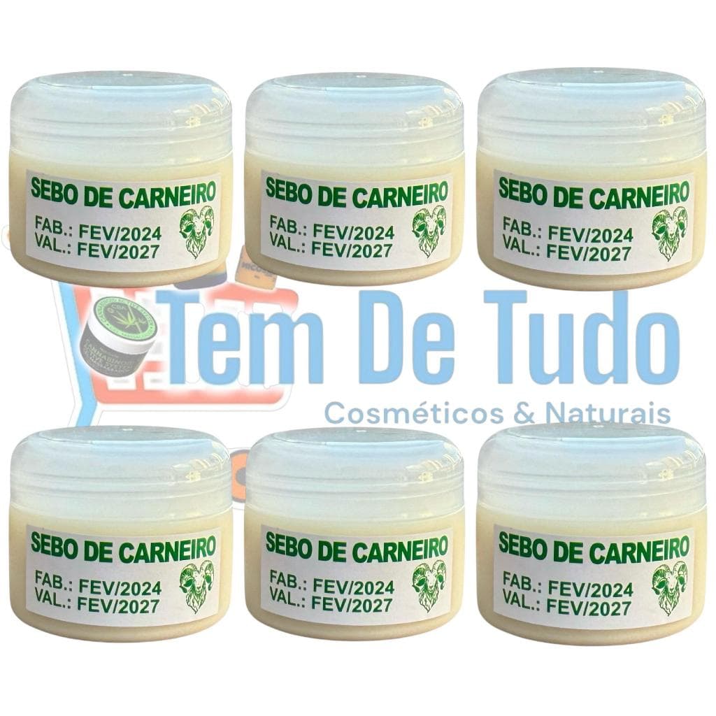 Sebo de Carneiro 100% PURO e Natural - Produto Artesanal - Envio Rápido