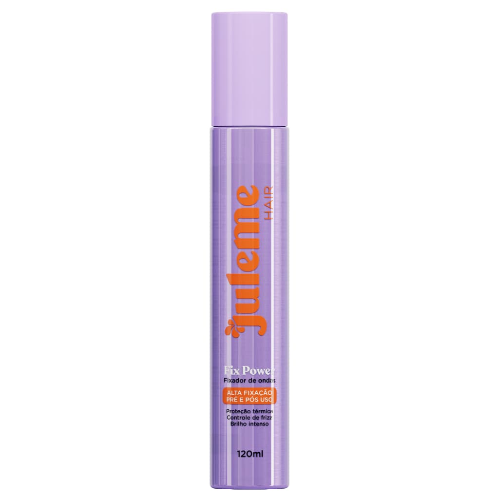 Fixador De Cachos Fix Power Alta Fixação Controle Do Frizz Ju Leme Hair 120 ml