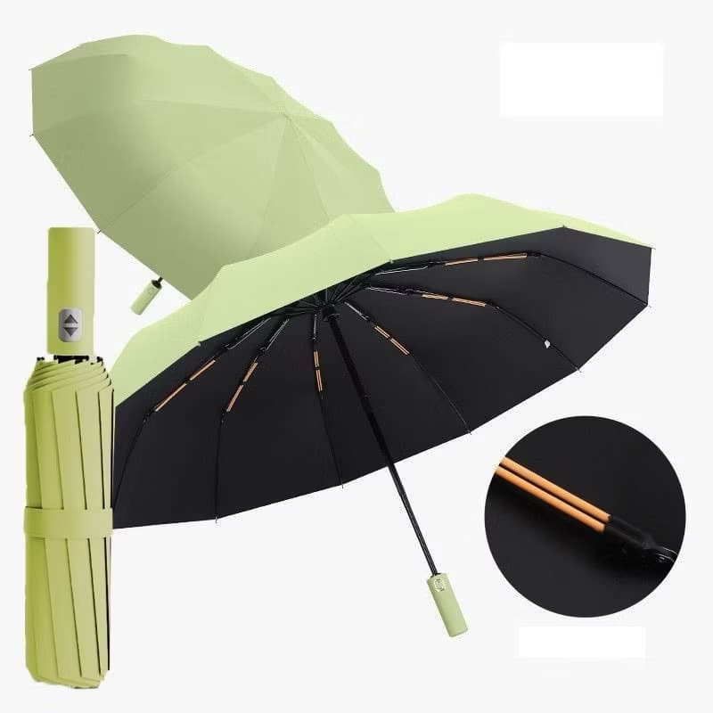 Guarda Chuva Automático Sombrinha Grande Proteção Solar Blackout Reforçado Dobrável 10 varetas Envio Imediato colorido