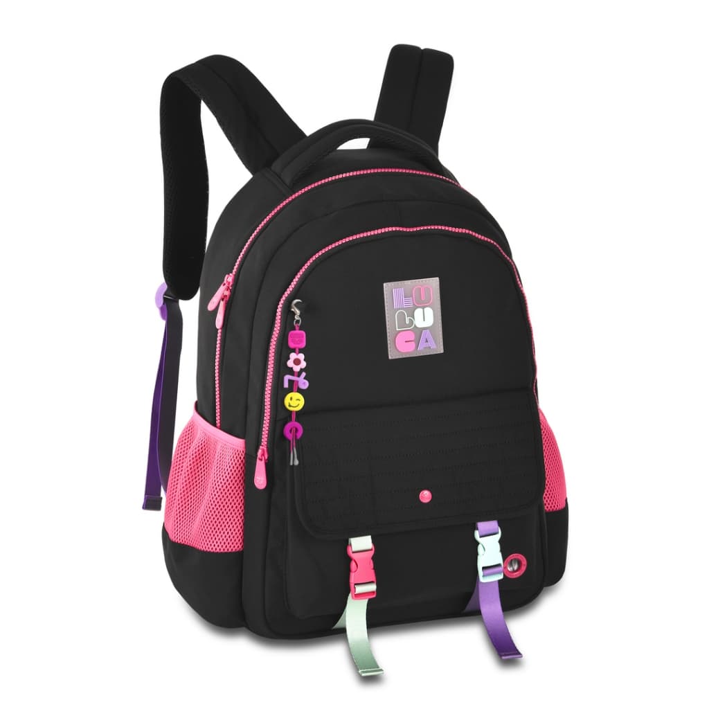 Mochila Costas Luluca Original LU24601 Feminina Modelo Novo Volta as Aulas 2025