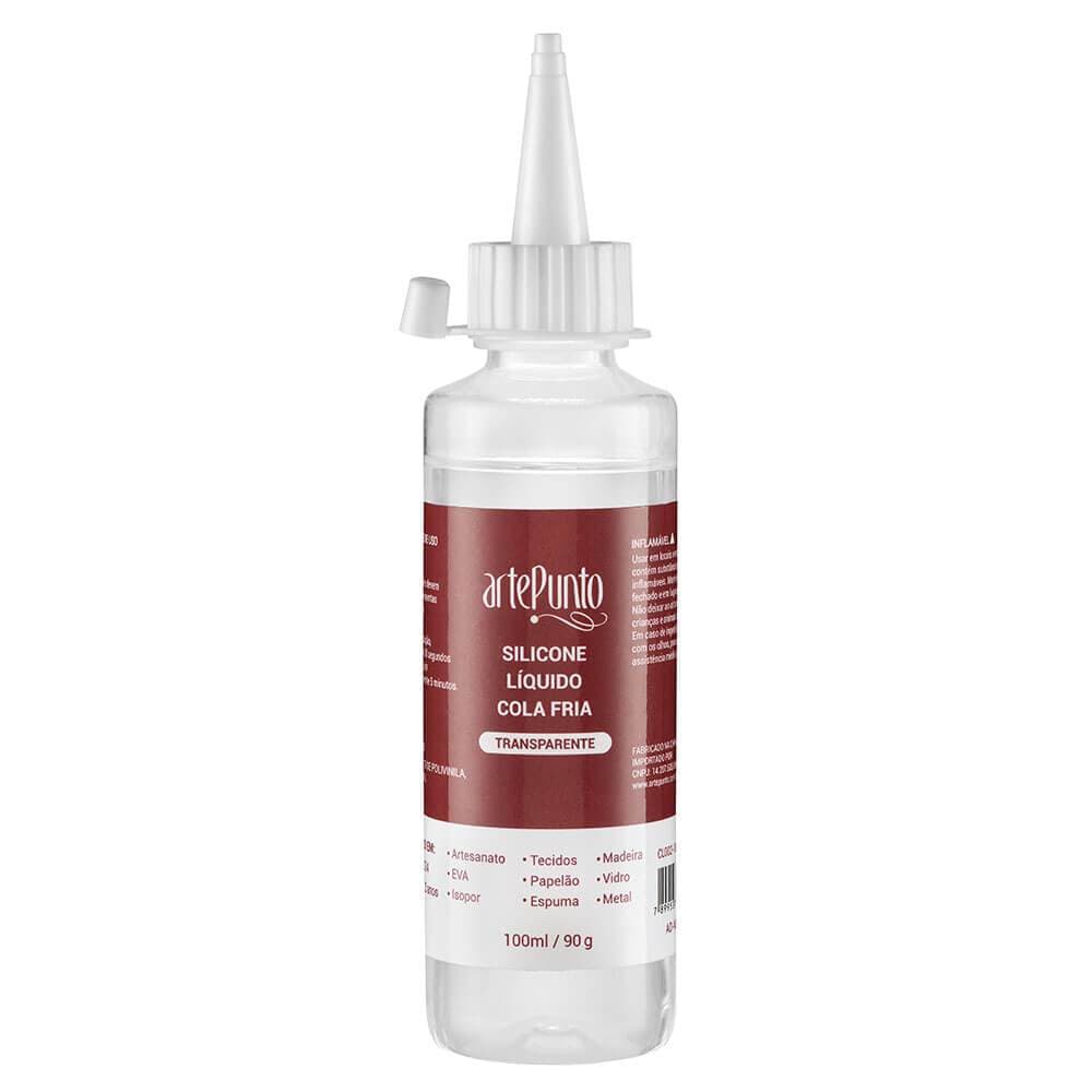 Cola Silicone Liquido Artesanato ArtePunto 100ml - Cola Fria