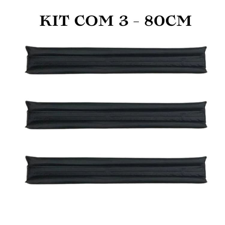 Kit Com 3 Protetor Vedador Impermeável Para Porta 70cm e 80cm resistente e veda muito bvem.