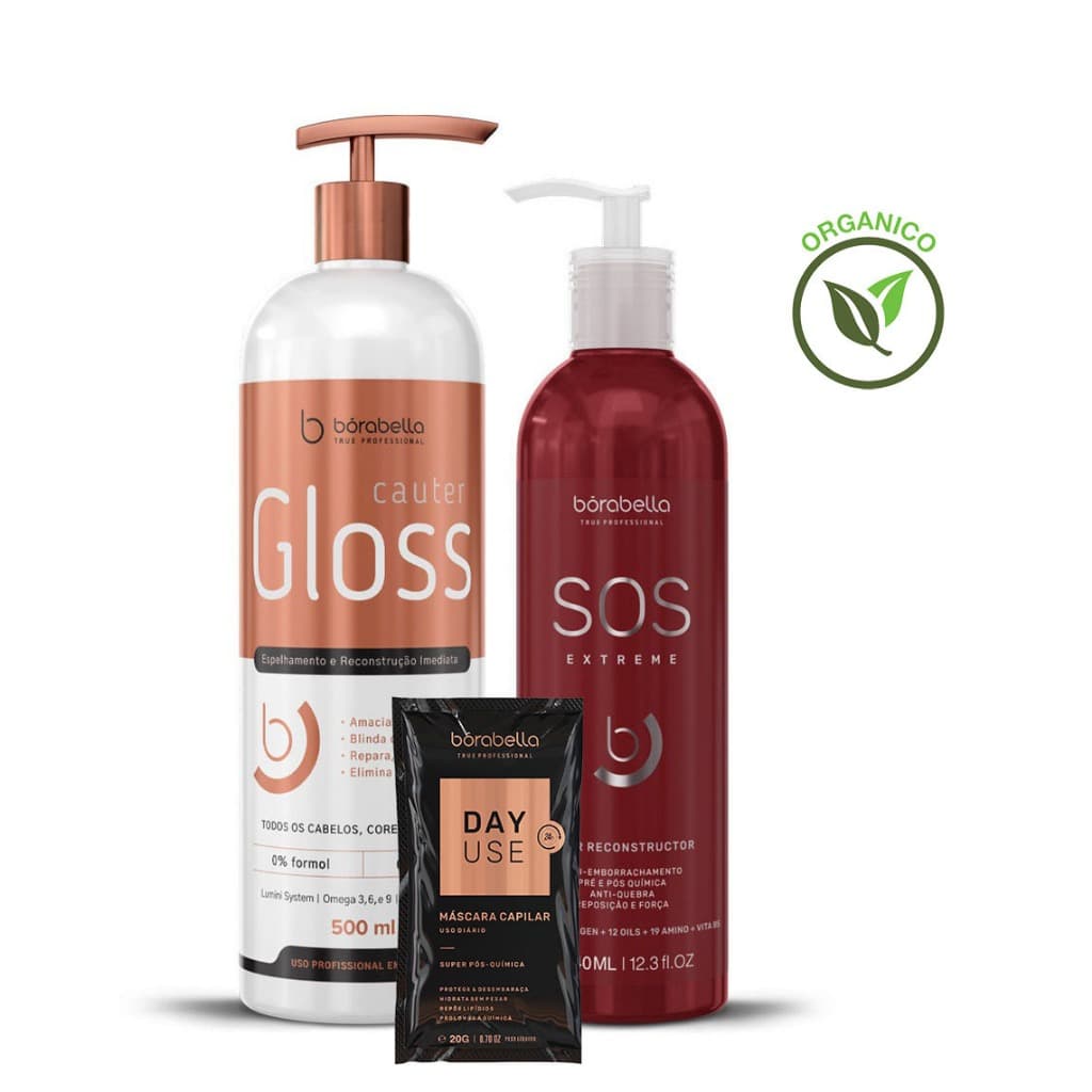 Borabella Cauter Gloss + Reconstrutor Sos Extreme 240ml
