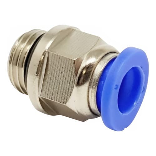 Conector Engate Rápido Tubo Pu 8mm X Rosca 1/4 Bsp