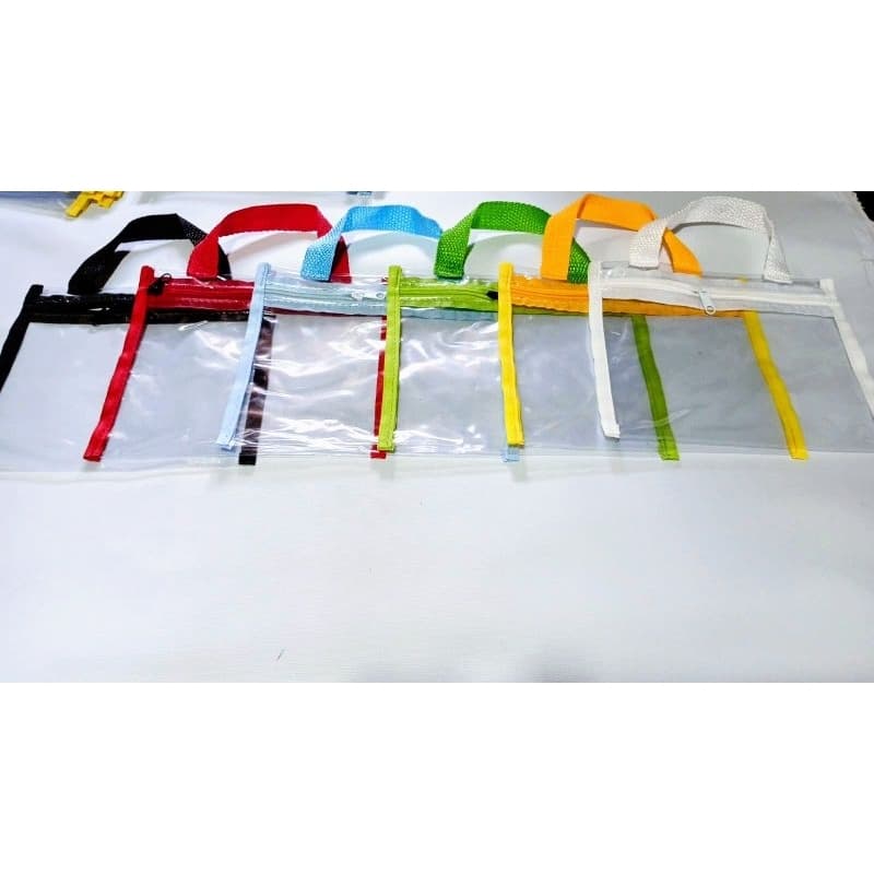 kit com 10 sacola cristal para lembrancinhas 23x17cm