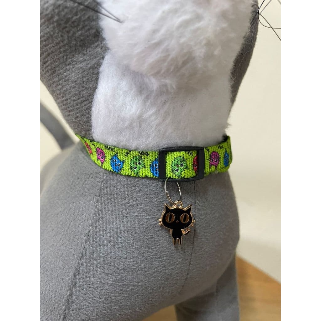 Coleira de Elástico para Gato c/ Pingente kit 6