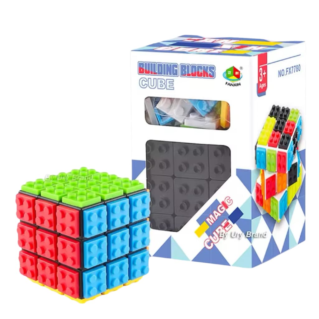 Cubo Mágico 3x3x3 Fanxin (lego) Preto