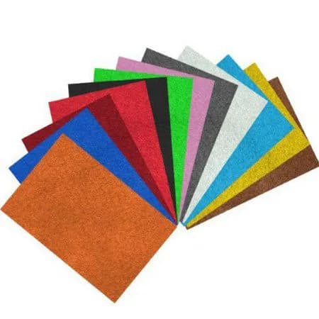 Papel Camurça Colorido 40x60cm - Com 10 folhas - Art Floc