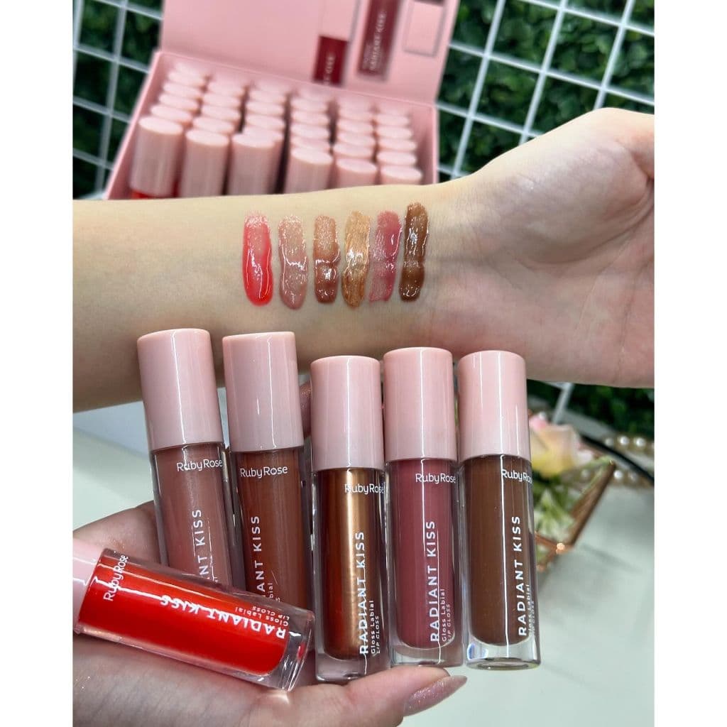 Linha Rosa Gloss Labial Radiant Kiss Ruby Rose