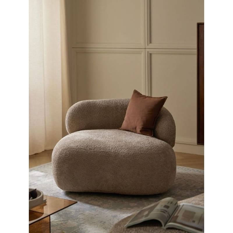 Poltrona lounge -bouclé Alba