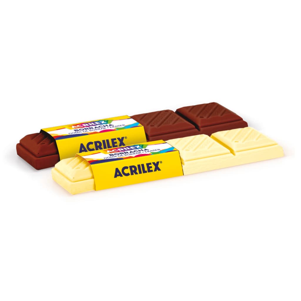 Borracha chocolate Acrilex