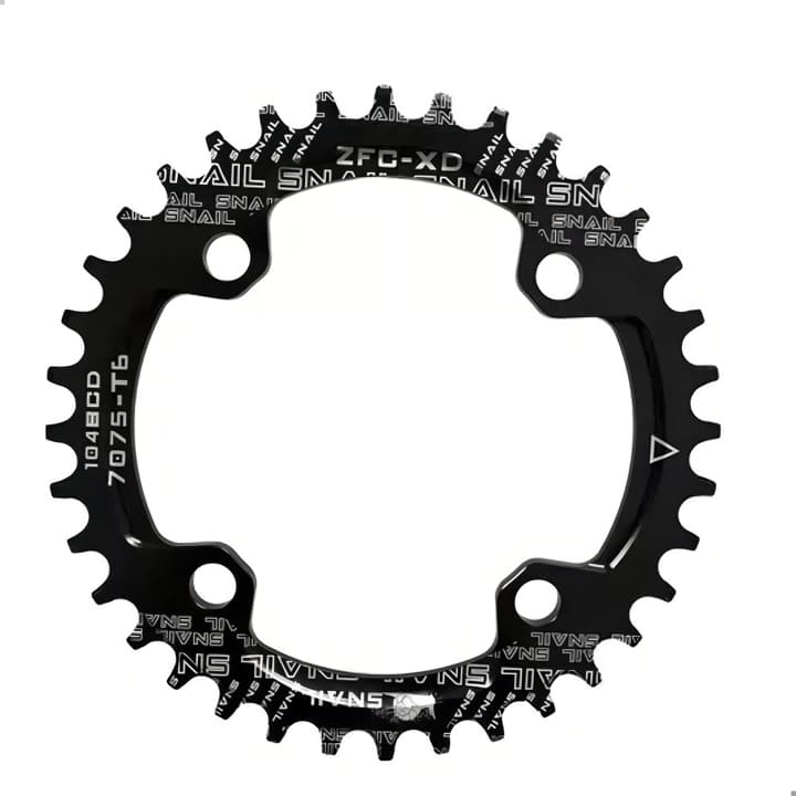 Coroa Única 34t/36t/38t Para Bicicleta Bcd 104mm Pedivela De 4 Furos