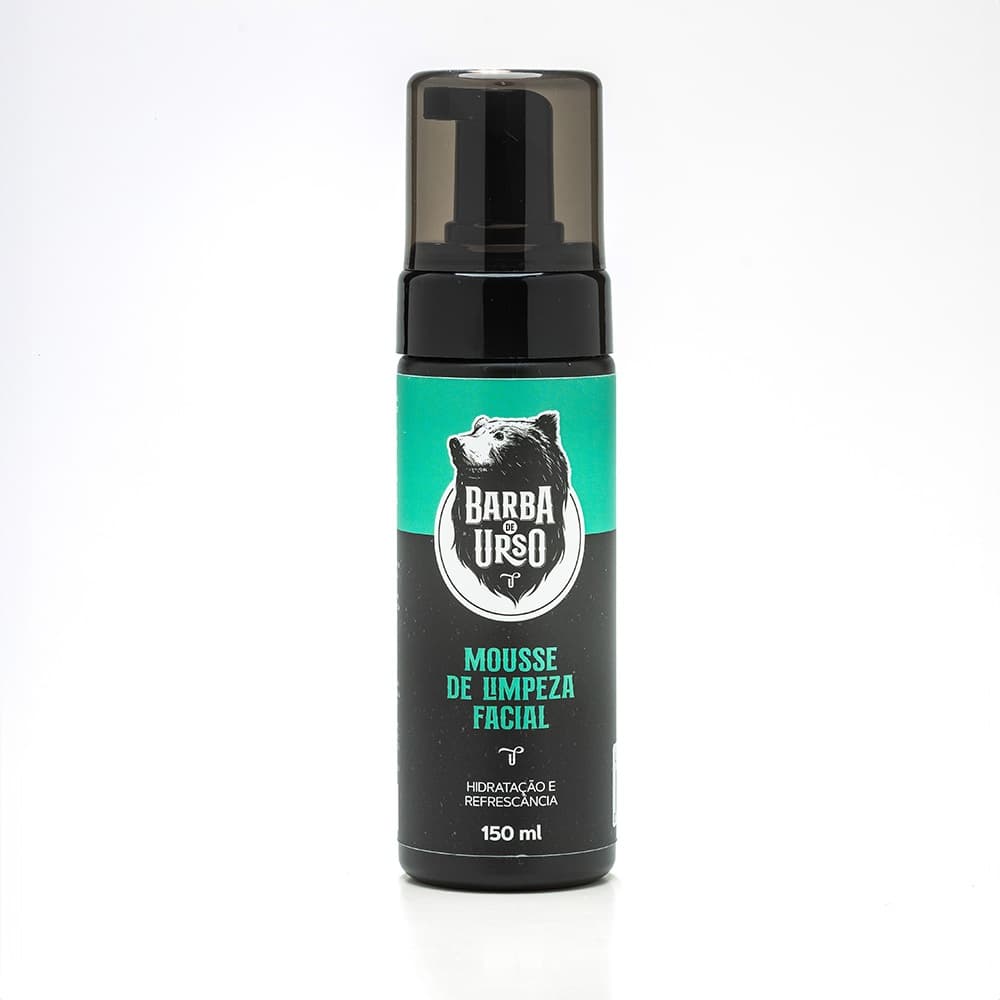 Mousse de Limpeza Facial Barba de Urso