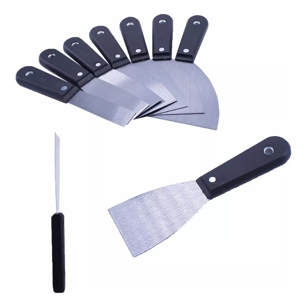 Espátula de Aço Inox Multiuso - Drywall Gesso Pintura Massa Corrida Raspagem