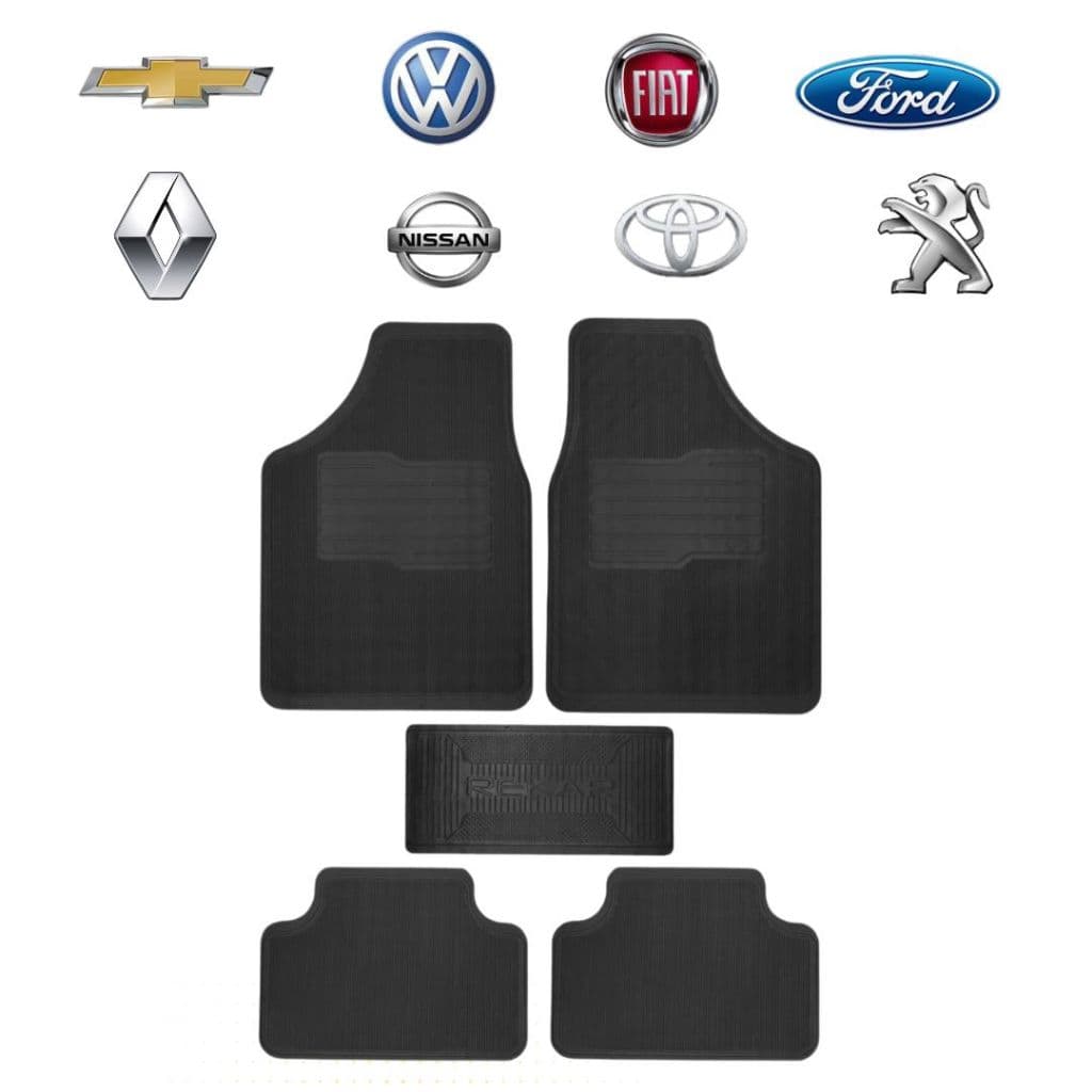 Tapete Para Carro Borracha Tamanho Universal Automotivo