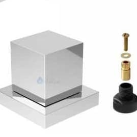 Acabamento Registro Gaveta Padrão Docol Quadrado Metal Cromado