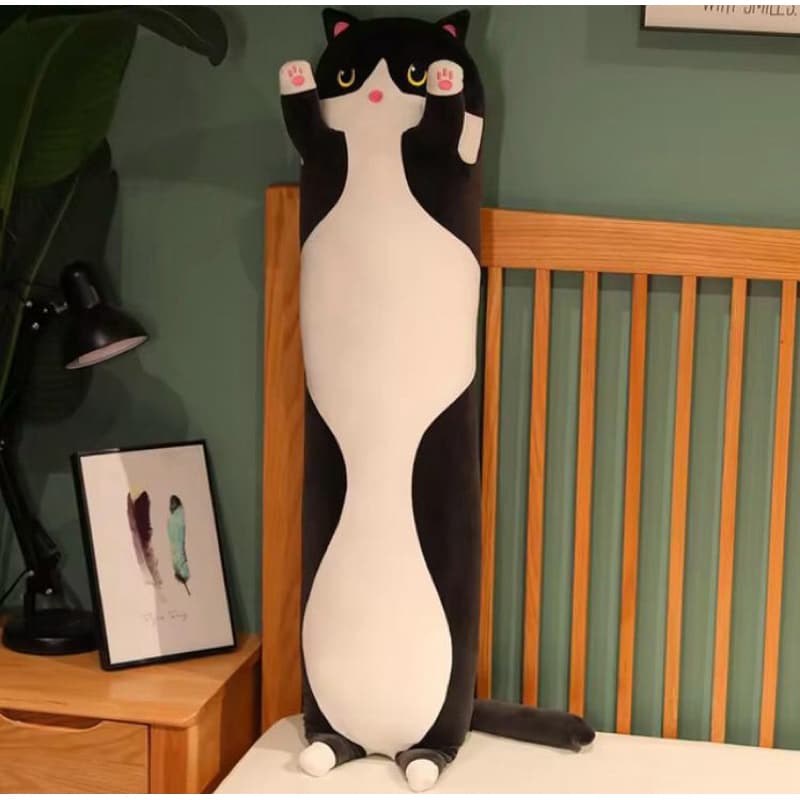 Travesseiro de corpo soft ,ant  alerco anti ácaro, lavável ,Rolinho de berço,gato salsicha,Pelúcia naninha do sono