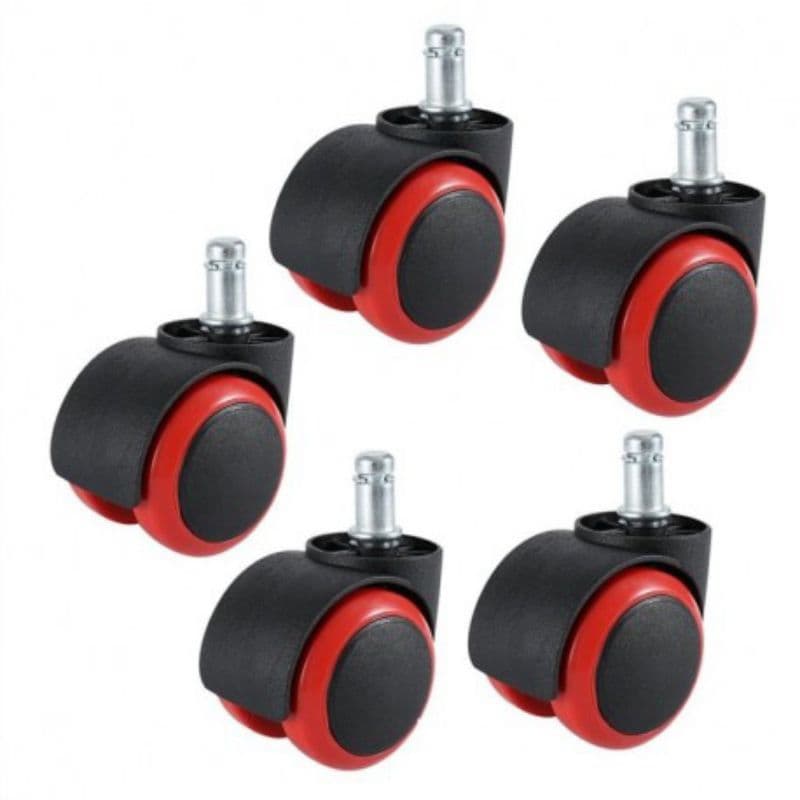 Kit 5 Rodinhas Rodízios Para Cadeira Gamer (Rede)