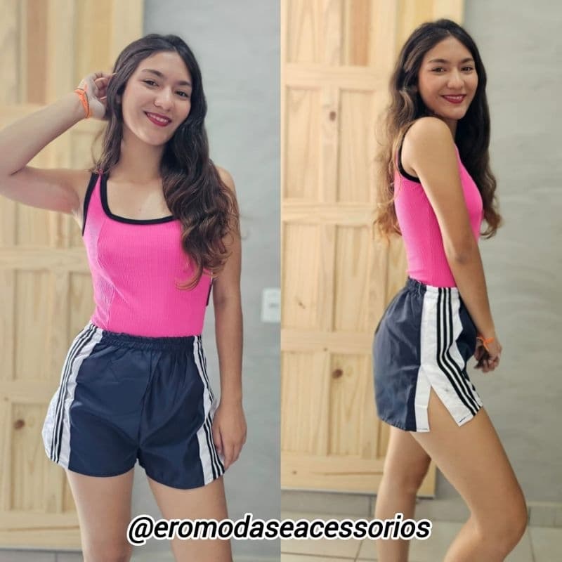 kit Com 5 Shorts Variados Feminino Modinha