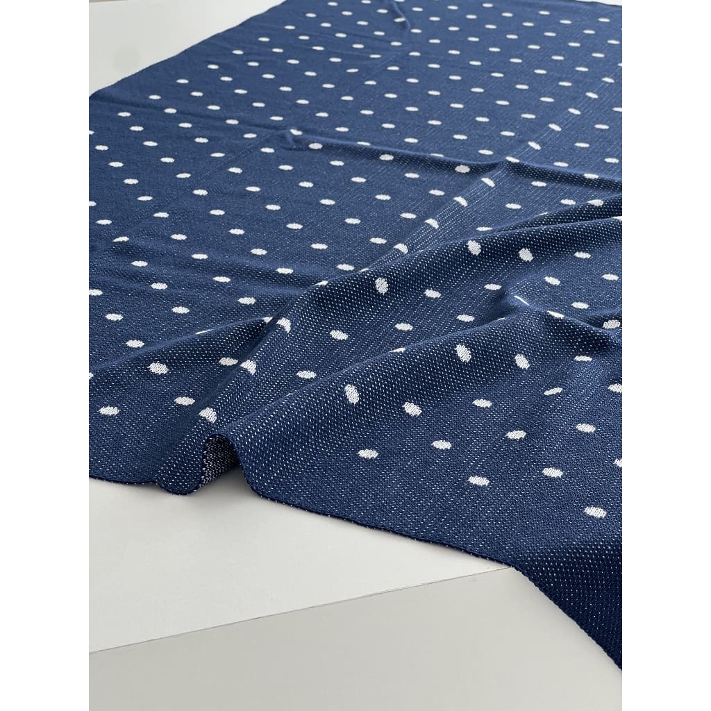Manta Bebe L'hiver Bolinhas Tricot Premium 80x100 Cm Poá