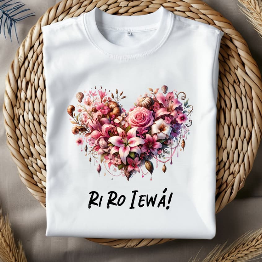 CAMISETA COLEÇÃO CORAÇÃO DOS ORIXÁS - 100% POLIESTER