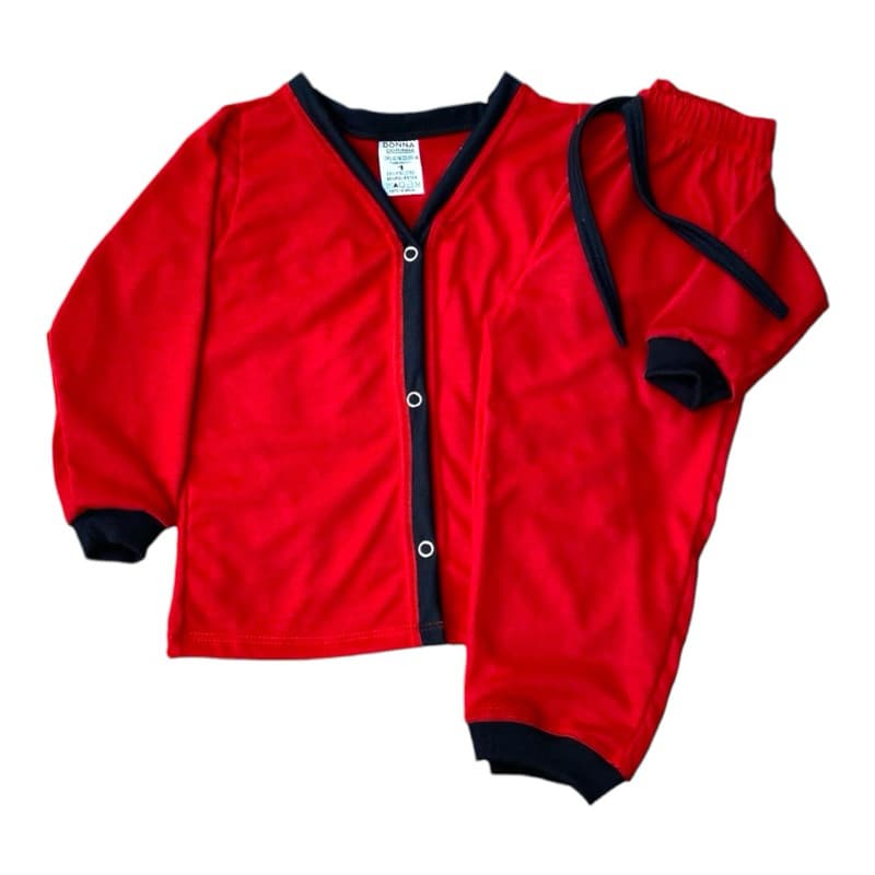 pijama bebê e infantil americano menino botões