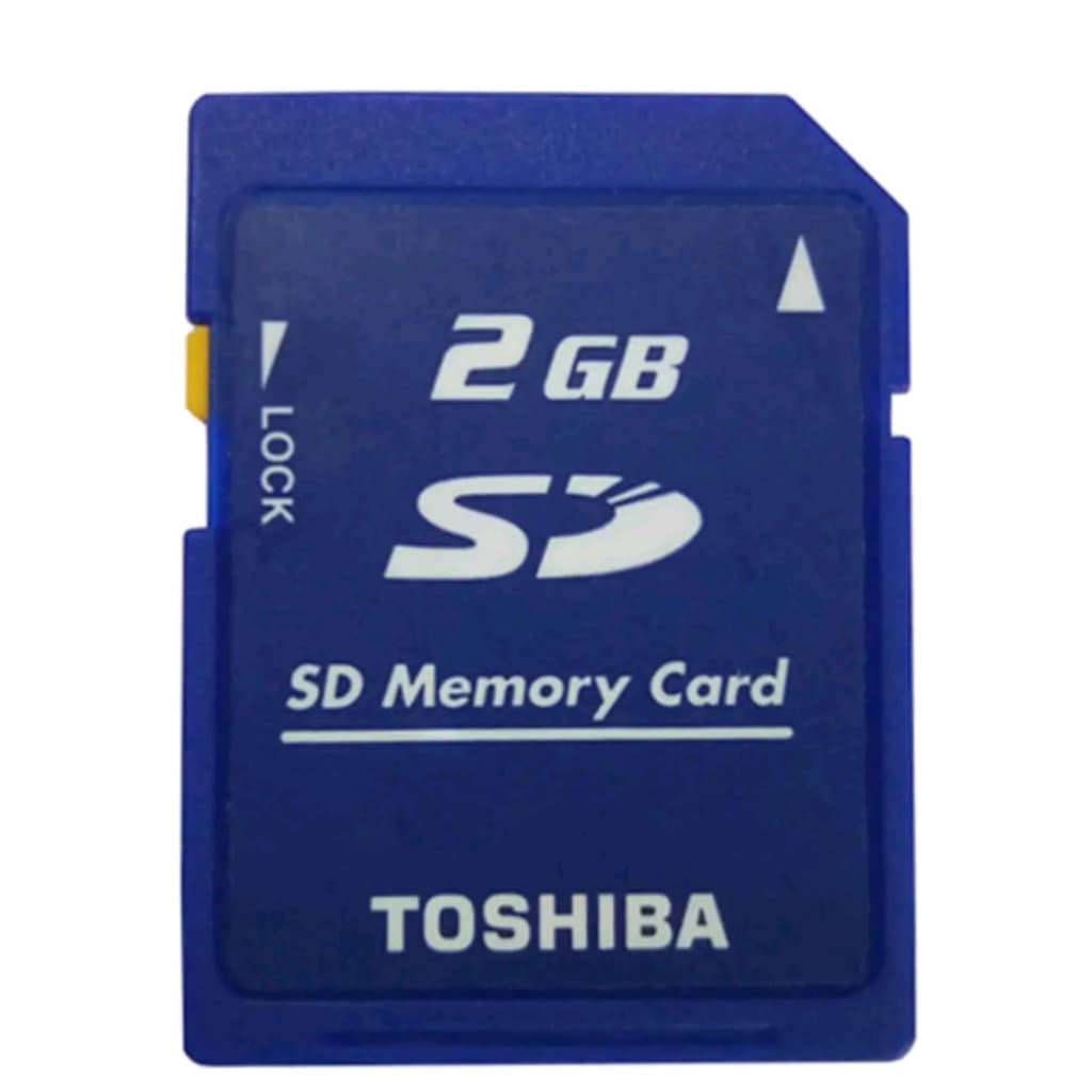 CARTÃO DE MEMORIA SD 2 GIGAS TOSHIBA
