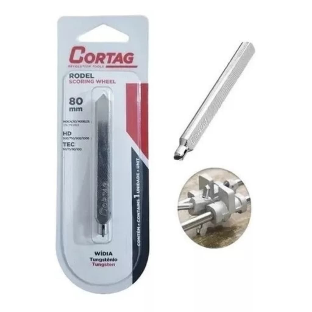 Rodel Universal Para Cortador Riscador Piso Cortag - 80mm
