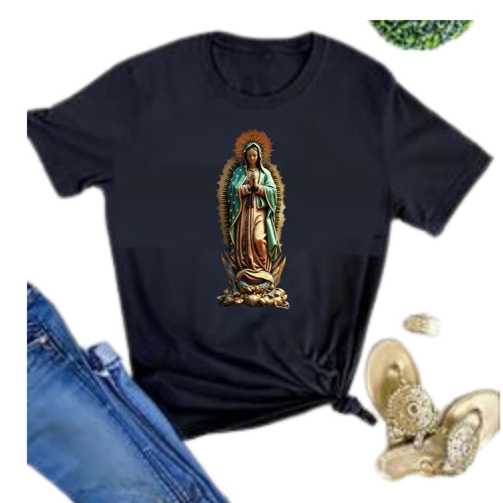 T-Shirt Blusa Camiseta Nossa Senhora de Guadalupe – Proteção e Fé Todos os Dias! Nossa Senhora Mexico