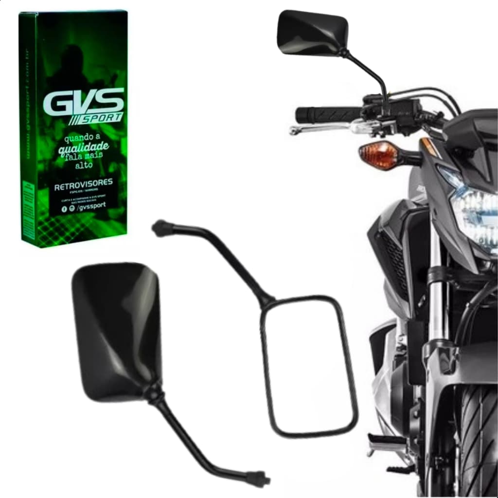 Retrovisor Modelo Falcon Strada Twister Abs Original Gvs Par