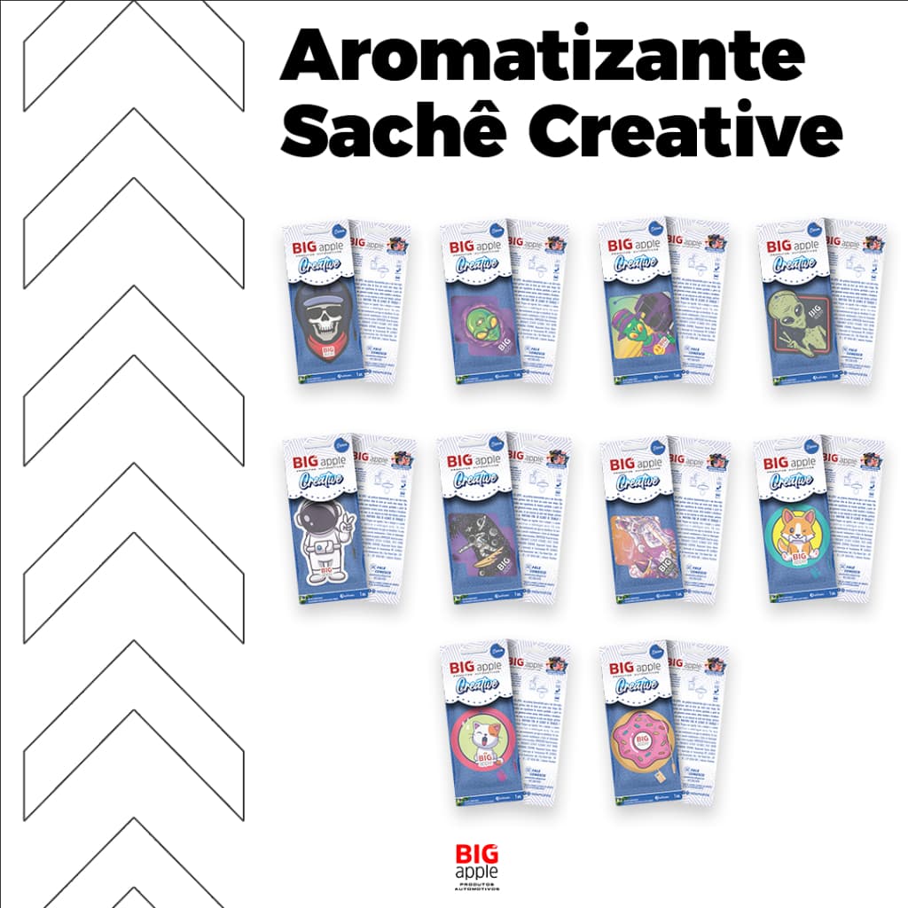 AROMATIZANTE BIG APPLE LINHA CREATIVE OCEAN