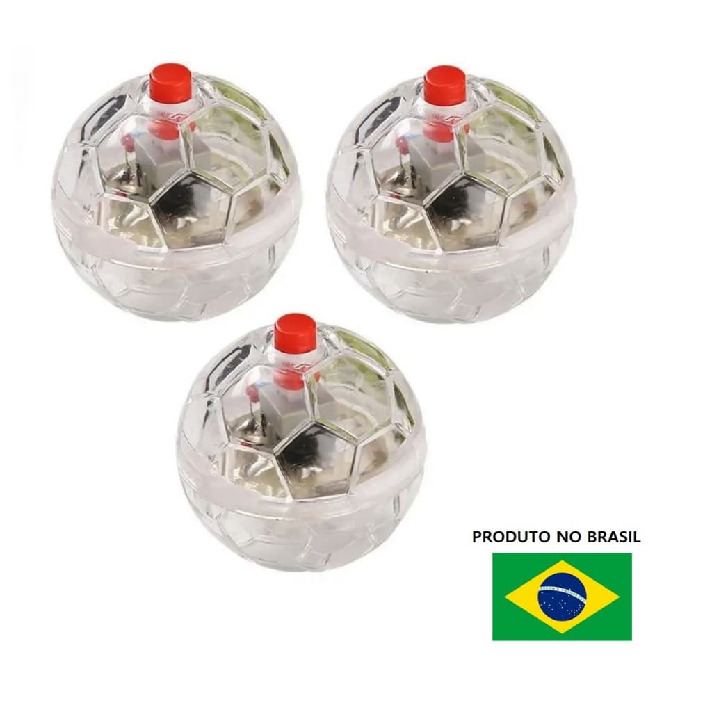 Kit 3 Bolas Led Caça Fantasma hunter Ghost Balls Paranormal Bola Luminosa RGB colorida