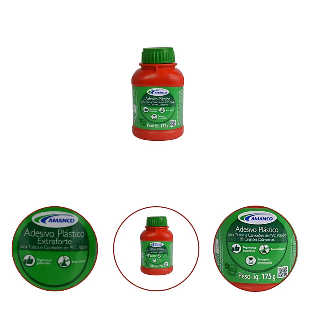 Cola Adesivo Amanco Vermelha Extra Forte Para Canos Pvc Emenda Irrigação 175g